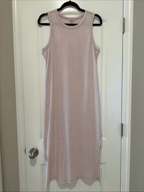 Rails The Tank Dress Lavender Acid Wash Cotton Midi Dress